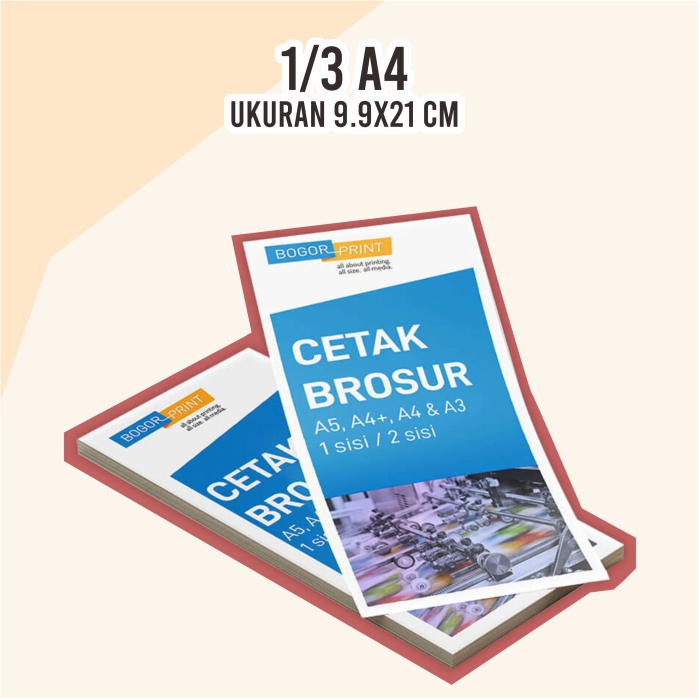 Brosur 1/3 A4 Offset 1000 lbr (1sisi)