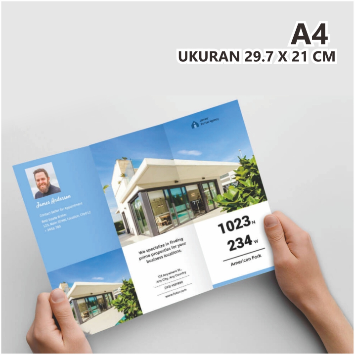 Brosur A4 Offset 1000 lbr (1sisi)