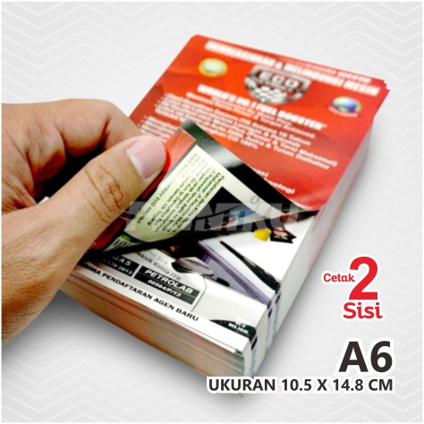 Brosur A6 Offset 1000 lbr (2sisi)