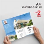 Brosur A4 Offset 1000 lbr (2sisi)