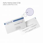 Kartu Nama Linen (2sisi)