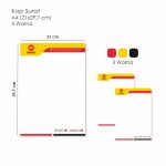 Kop Surat A4 75 gr (3 warna)