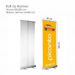 Roll Up Banner 85 x 200 Jerman UV