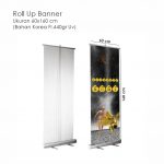 Roll Up Banner 60 x 160 korea UV