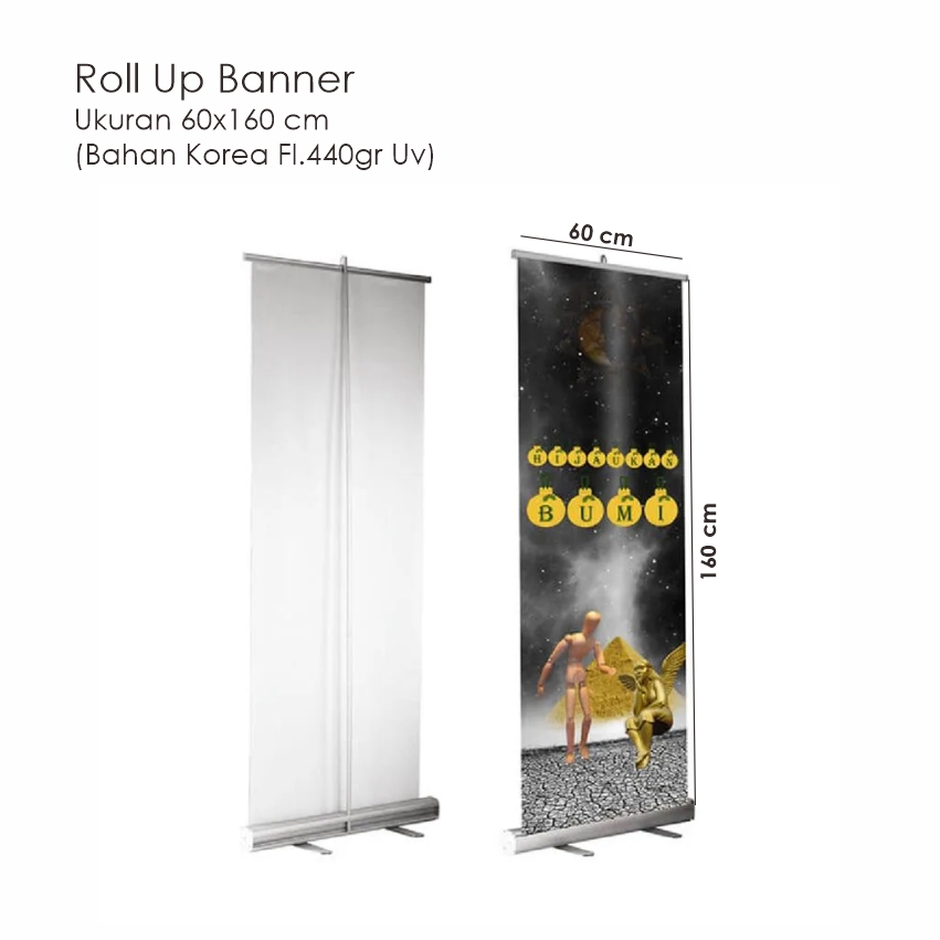 Roll Up Banner 60 x 160 korea UV