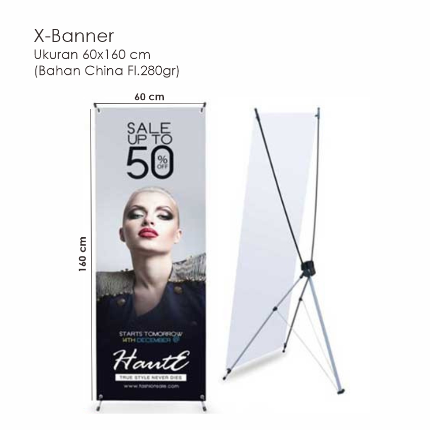 X Banner 60 x 160 Fl Std UV