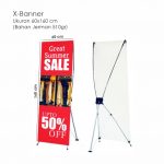 X Banner 60 x 160 Jerman UV