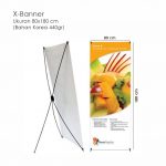 X Banner 80 x 180 Korea UV