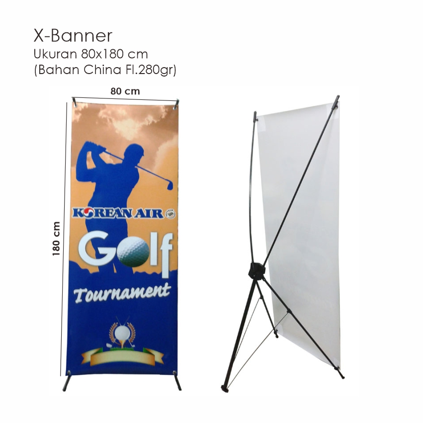 X Banner 80 x 180 Fl Std UV