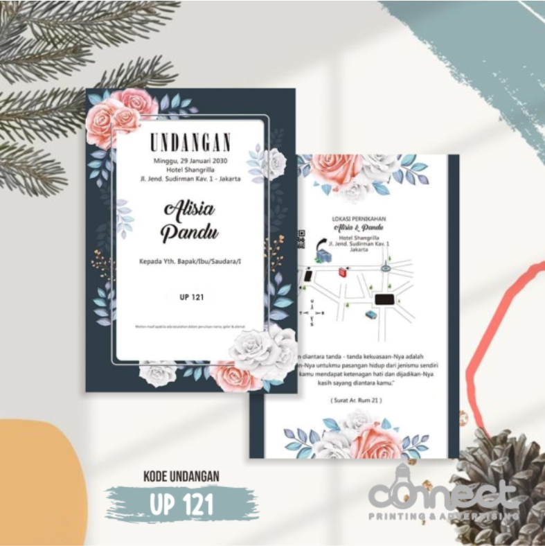 Undangan Blanko UP121