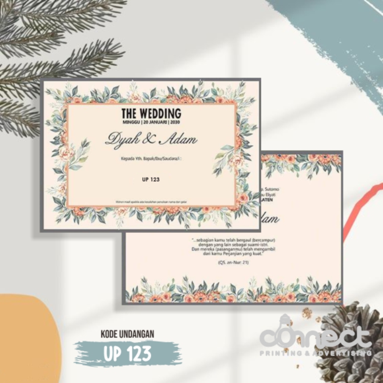 Undangan Blanko UP123