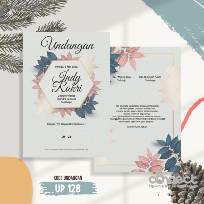 Undangan Blanko UP128