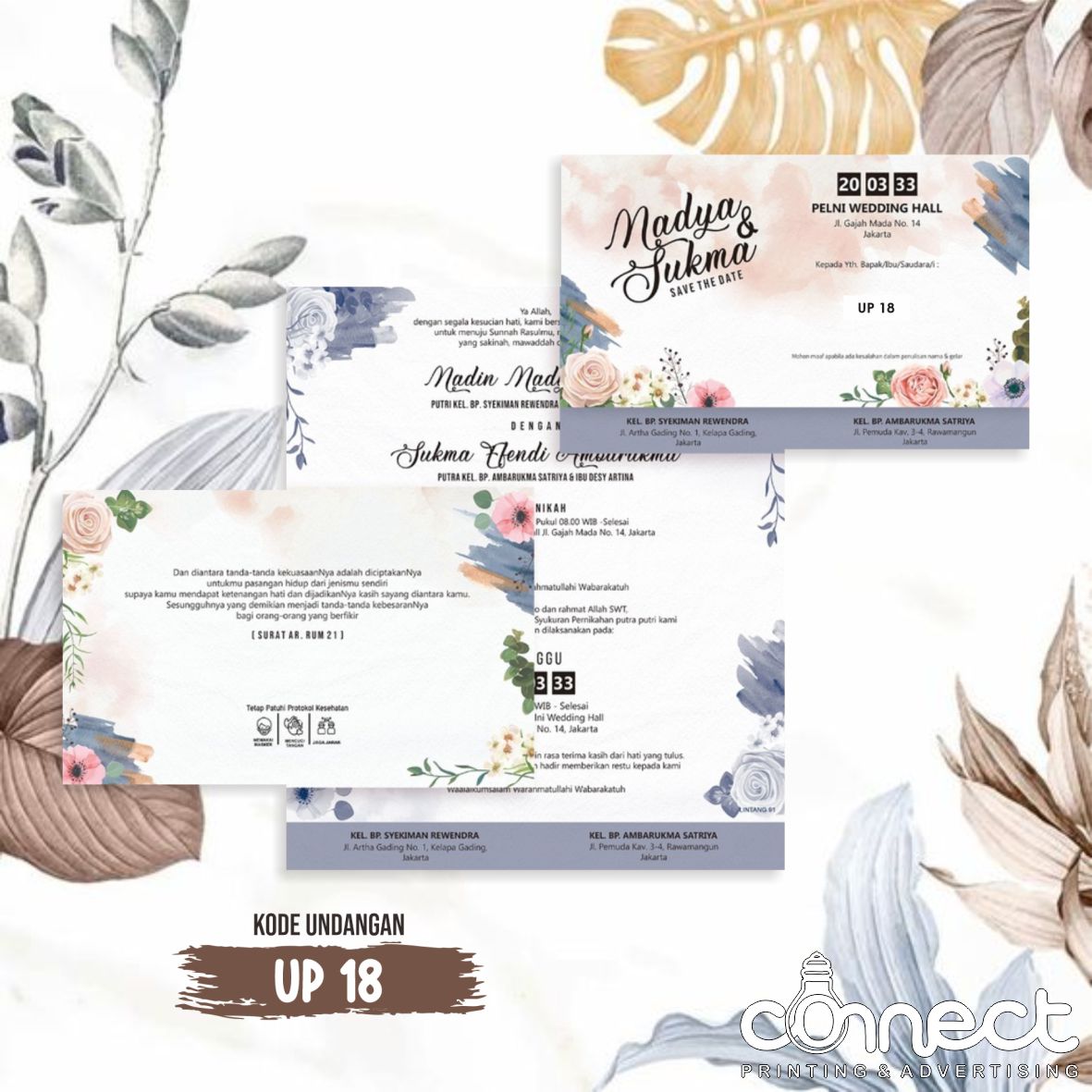 Undangan Blanko UP018