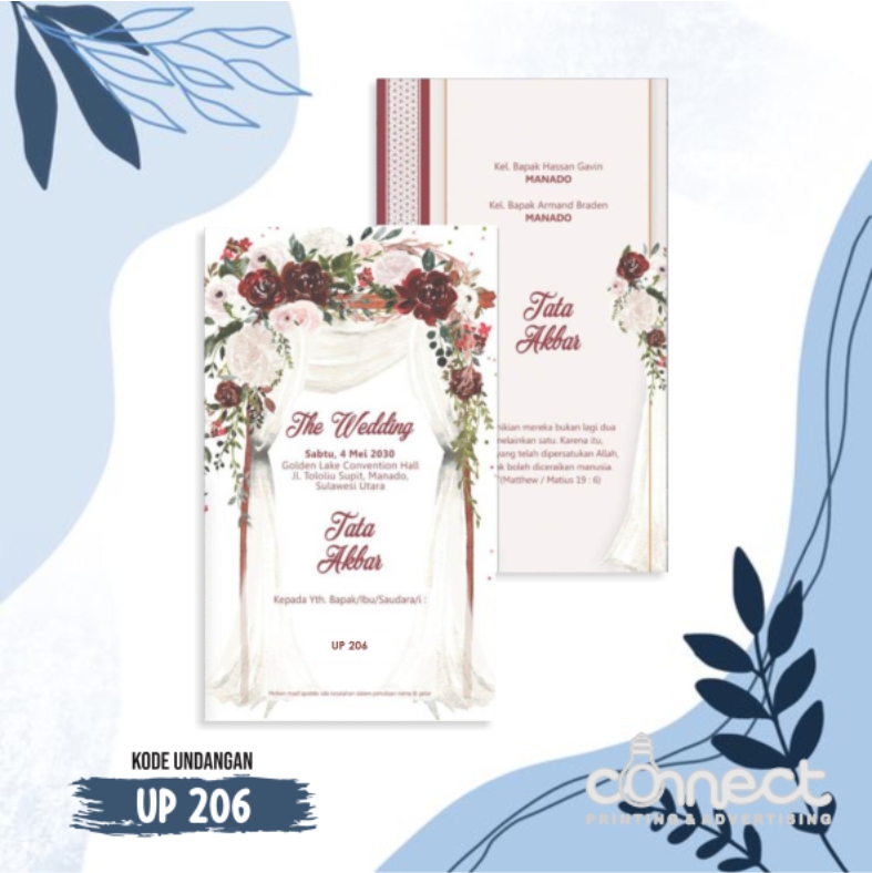 Undangan Blanko UP206