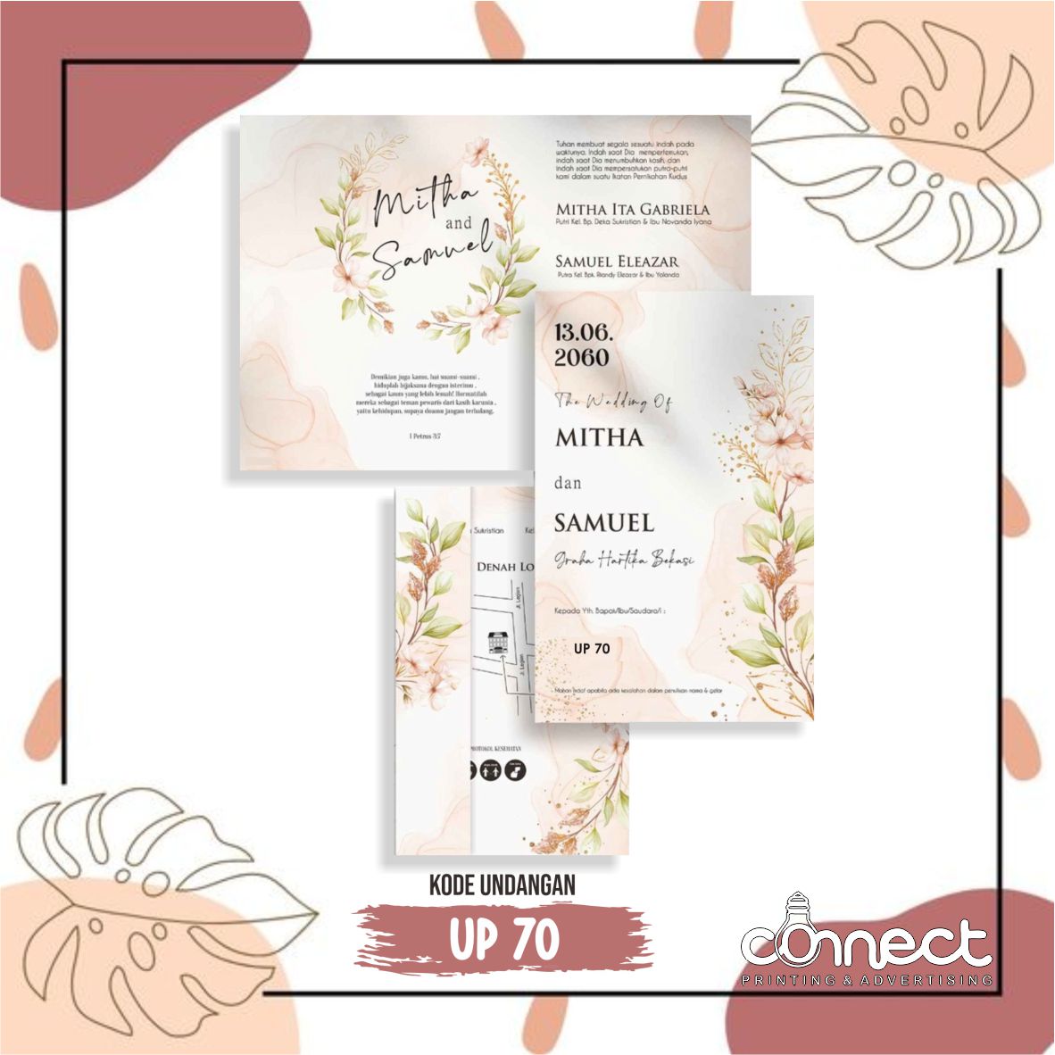 Undangan Blanko UP070