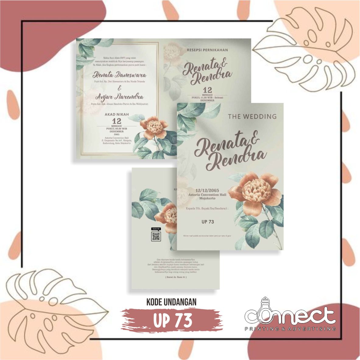 Undangan Blanko UP73