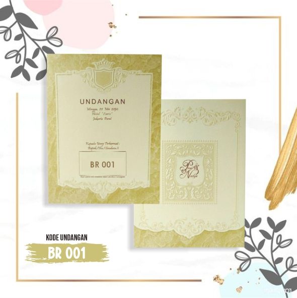 Undangan Blanko BR001