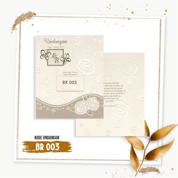 Undangan Blanko BR003