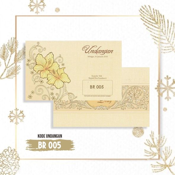 Undangan Blanko BR005