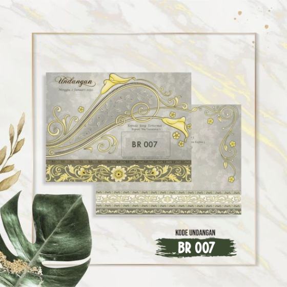 Undangan Blanko BR007