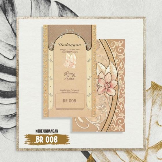 Undangan Blanko BR008