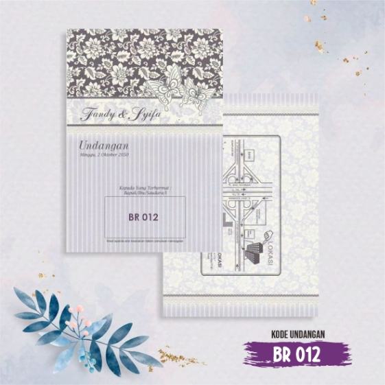Undangan Blanko BR012