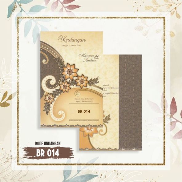 Undangan Blanko BR014